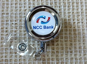 Best quality NCC Bank ID Card Holder steel metal with One ID card box free YOY047