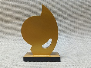 Wooden Crest/Award Trophy with customize print CAW013