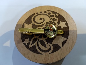 CIVIL AVIATION LOGO Tie Clip in Brass and lamination with Box CT008