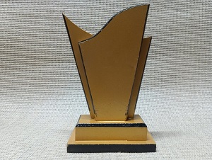 Wooden Crest/Award Trophy with customize print CAW024