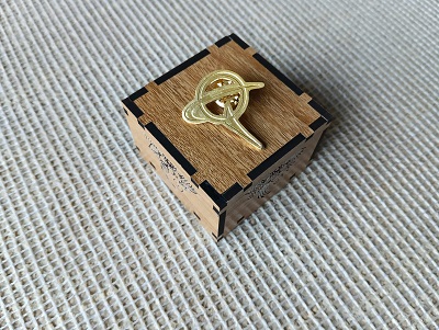Exclusive collection Coat pin in 100% Brass (পিতল) PT002