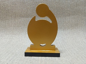 Wooden Crest/Award Trophy with customize print CAW011