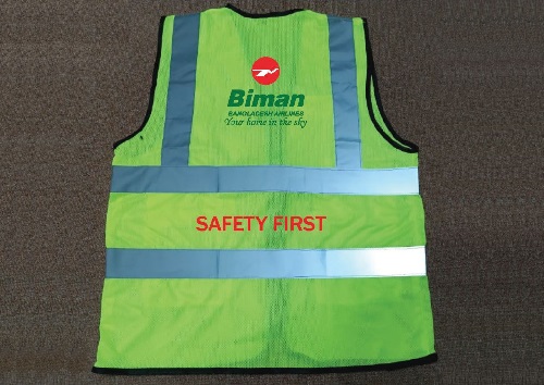 Exclusive Collection Biman Bangladesh Airlines Green Yellow Full Net Apron Four Pockets 04 Designs APR017