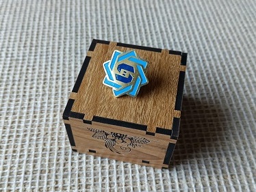 Shahjalal Islami Bank PLC 100% Brass (পিতল) Coat Pin BNK001