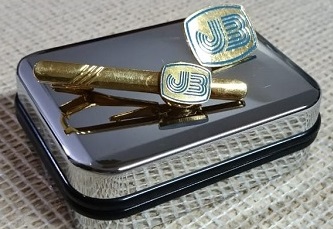 Exclusive Collection Janata Bank 100% Brass (পিতল) Tie Clip and Coat pin set BK008