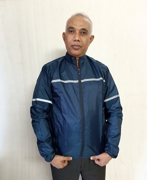 Water Resistant Safety Clothing high Visibility Reflective Men's Cycling / Motor Cycling Jacket, Windbreaker Jacket Protective Safety Workwear WB0026