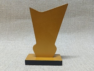 Wooden Crest/Award Trophy with customize print CAW006