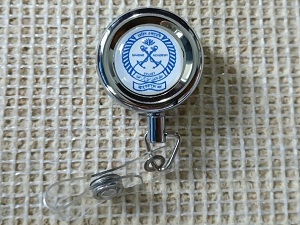 Best quality Marine Academy ID Card Holder steel metal with One ID card box free YOY035