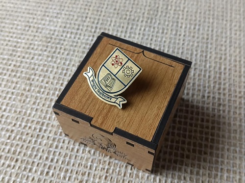 Jagannath University 100% Brass (পিতল) Coat Pin UN04
